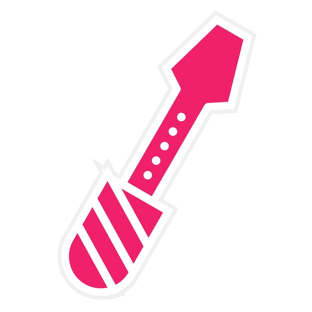 Estilo del icono del destornillador de diseño vectorial