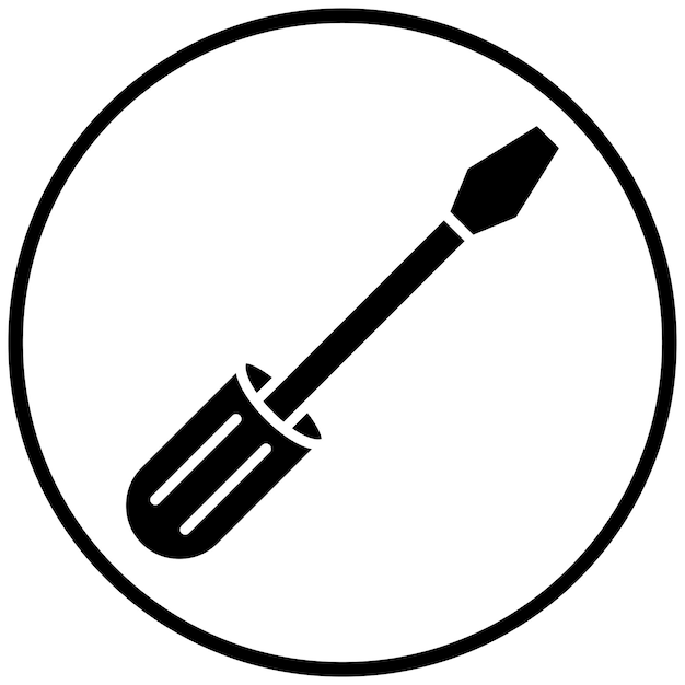 Estilo del icono del destornillador