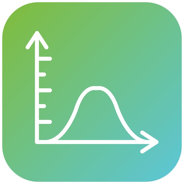 Vector estilo del icono de desviación estándar del diseño vectorial