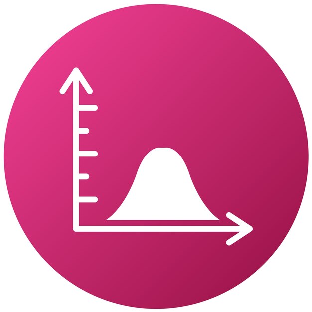 Estilo del icono de desviación estándar del diseño vectorial
