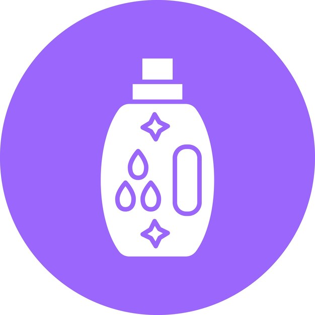 Estilo del icono del detergente de diseño vectorial