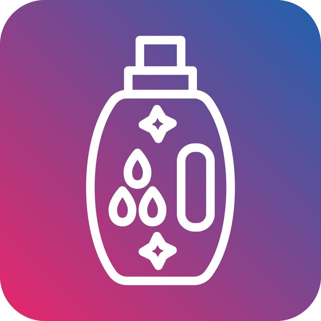 Estilo del icono del detergente de diseño vectorial