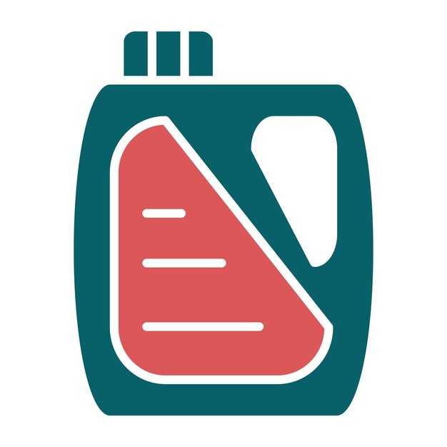 Estilo del icono del detergente de diseño vectorial