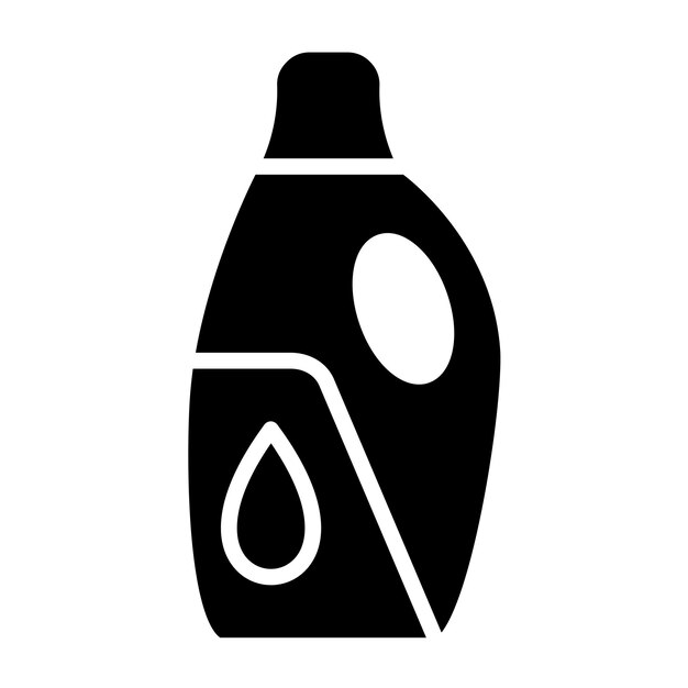Estilo del icono del detergente de diseño vectorial