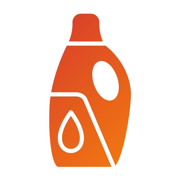 Estilo del icono del detergente de diseño vectorial
