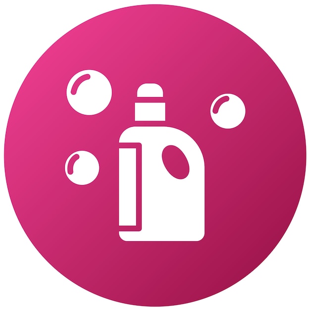 Estilo del icono del detergente de diseño vectorial