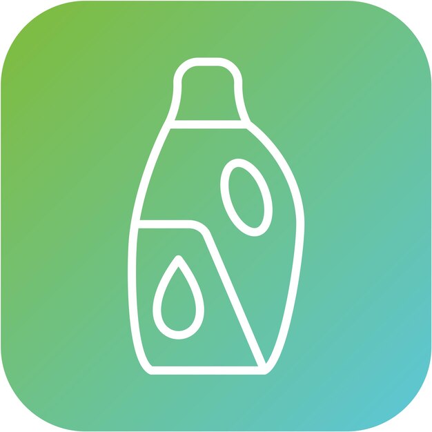 Estilo del icono del detergente de diseño vectorial
