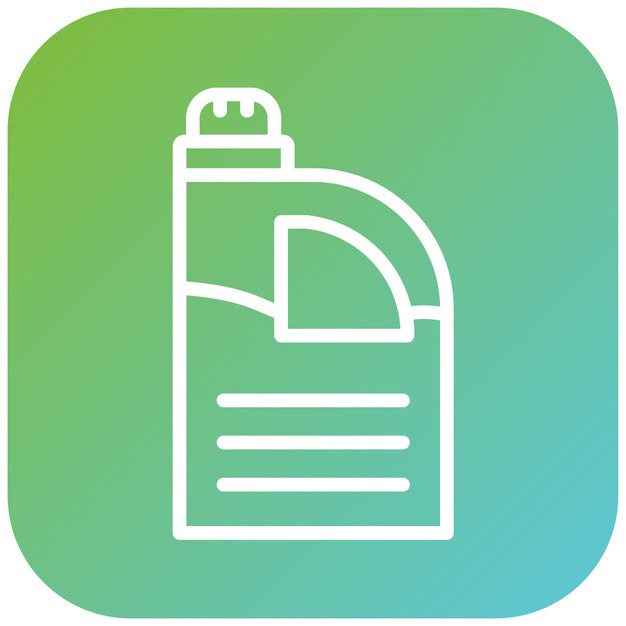 Estilo del icono del detergente de diseño vectorial