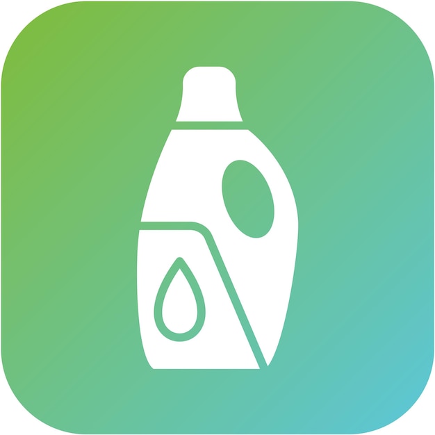Estilo del icono del detergente de diseño vectorial
