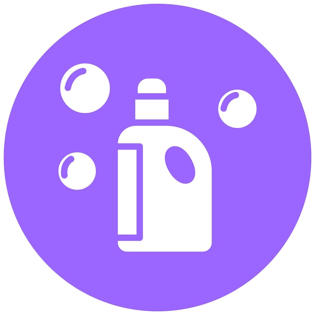 Estilo del icono del detergente de diseño vectorial