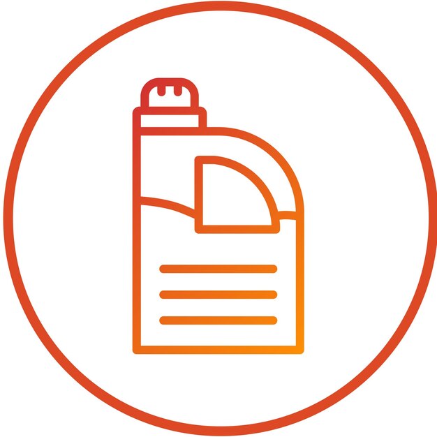Estilo del icono del detergente de diseño vectorial