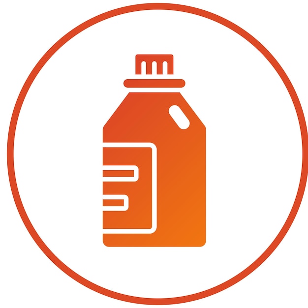 Estilo del icono del detergente de diseño vectorial