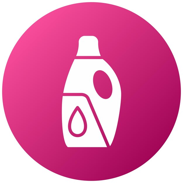 Estilo del icono del detergente de diseño vectorial
