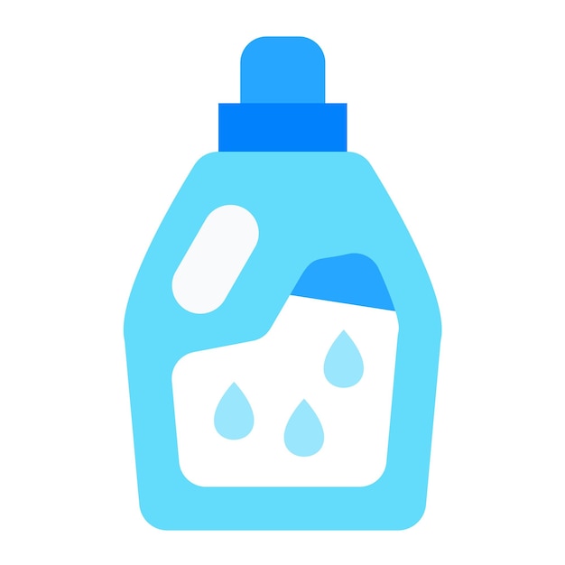 Estilo del icono del detergente de diseño vectorial
