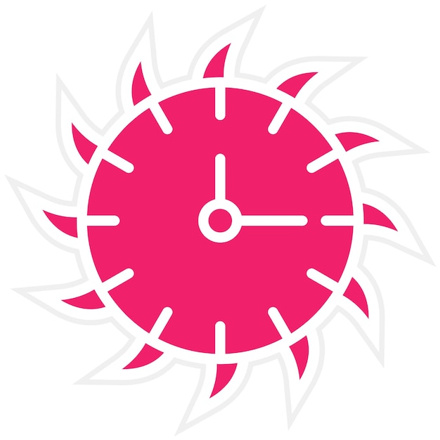 Estilo del icono del día del diseño vectorial