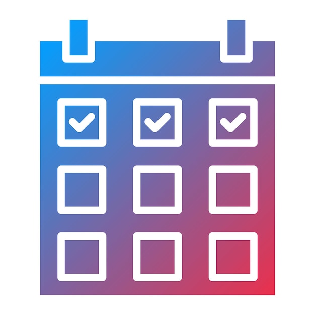 Estilo del icono del día del horario del diseño vectorial