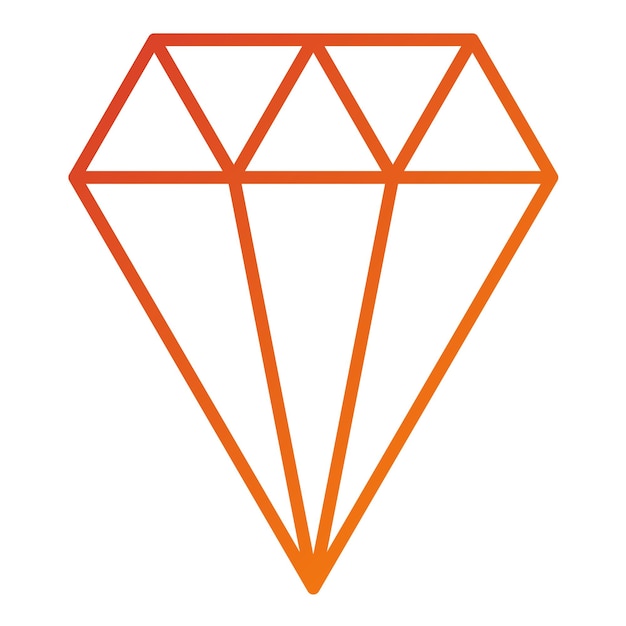 Estilo del icono de diamante