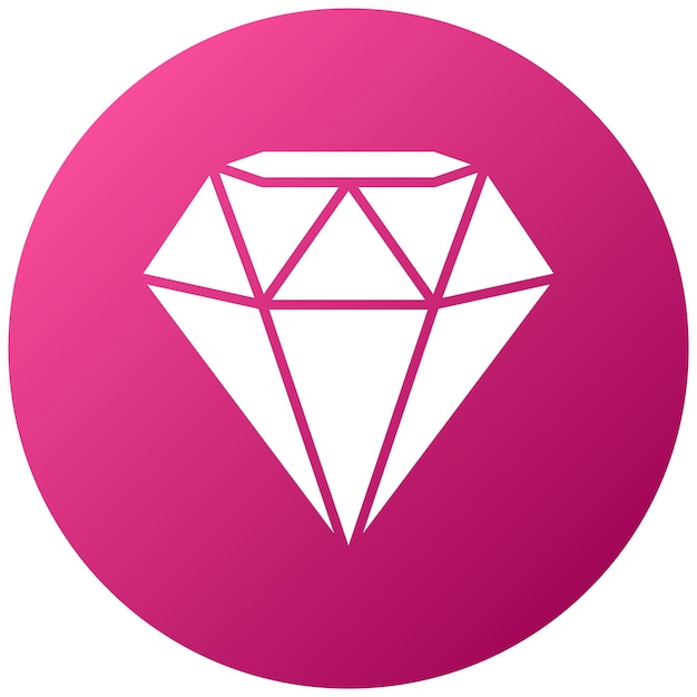 Estilo del icono de diamante