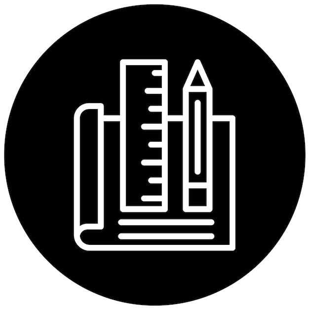 Estilo del icono de dibujo de diseño vectorial