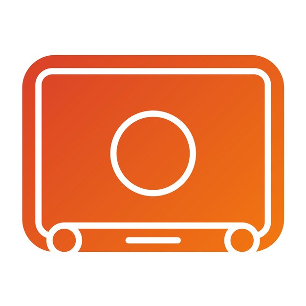Estilo del icono del dibujo telescópico de diseño vectorial