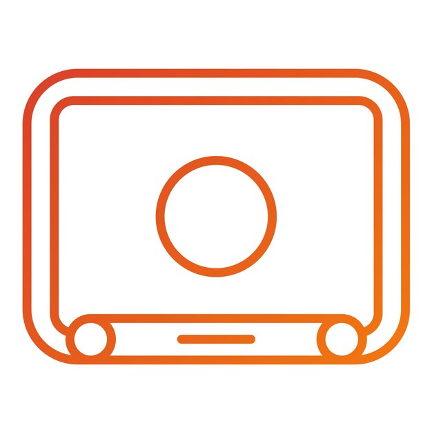 Estilo del icono del dibujo telescópico de diseño vectorial
