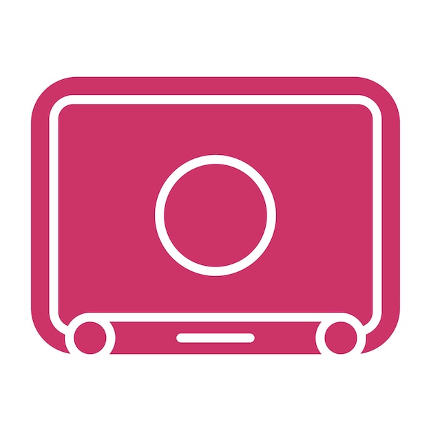 Estilo del icono del dibujo telescópico de diseño vectorial