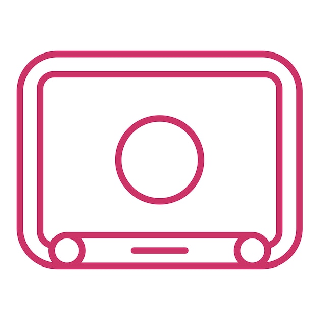 Estilo del icono del dibujo telescópico de diseño vectorial