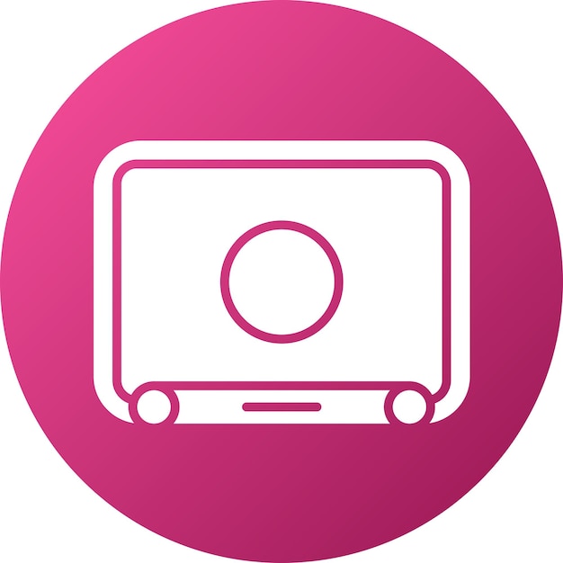 Estilo del icono del dibujo telescópico de diseño vectorial