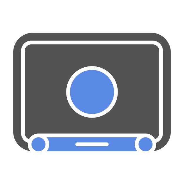 Estilo del icono del dibujo telescópico de diseño vectorial