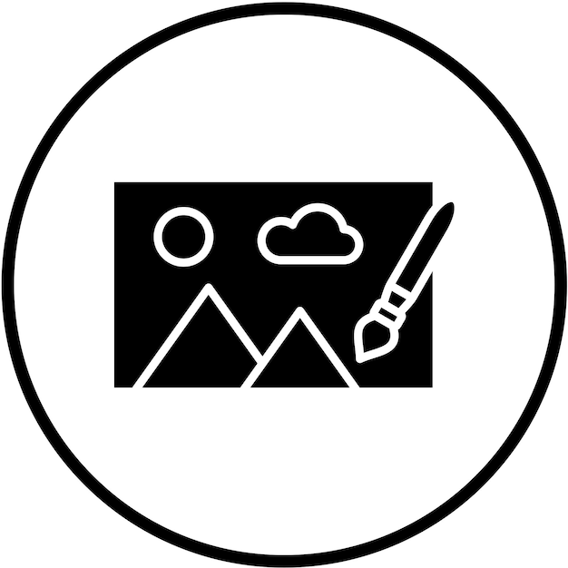 Estilo del icono de dibujo vectorial