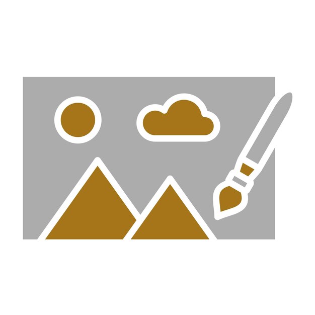 Estilo del icono de dibujo vectorial