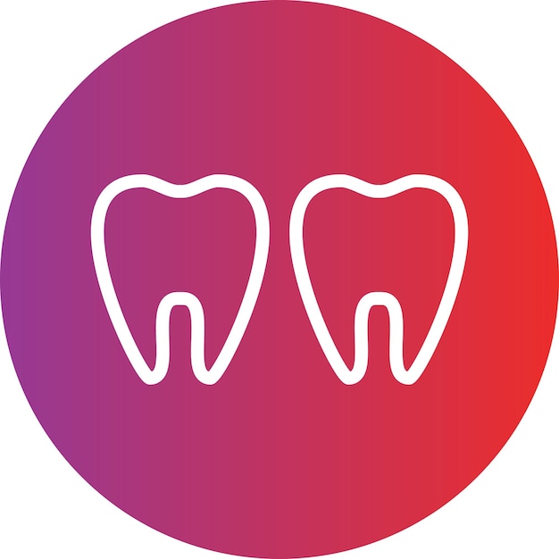 Estilo del icono de los dientes