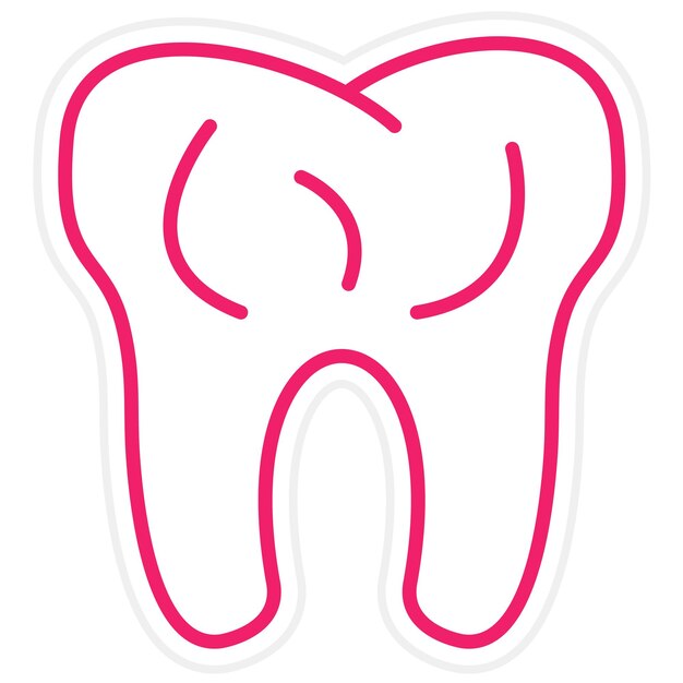 Estilo del icono de los dientes