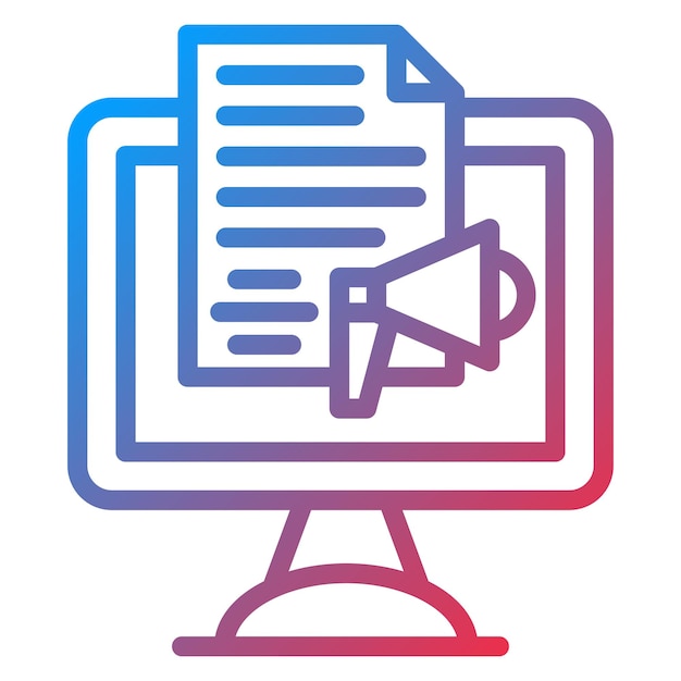 Estilo del icono digital Pr