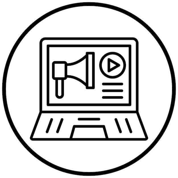 Estilo del icono digital Pr