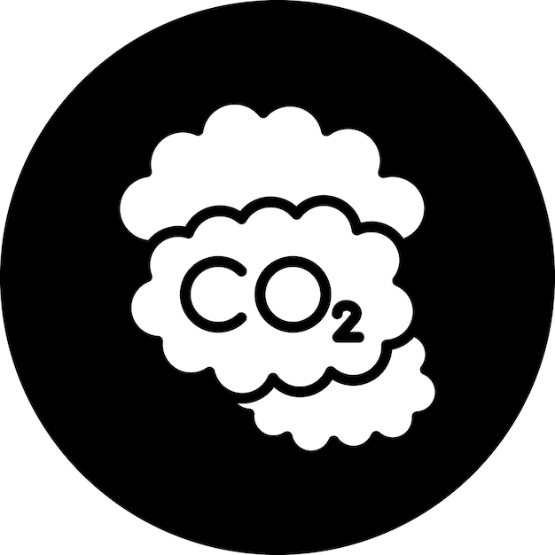 Estilo del icono de dióxido de carbono