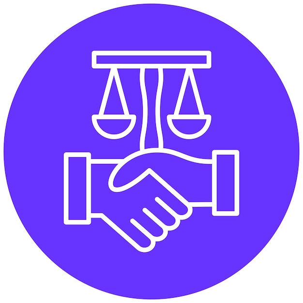 Estilo del icono de la diplomacia