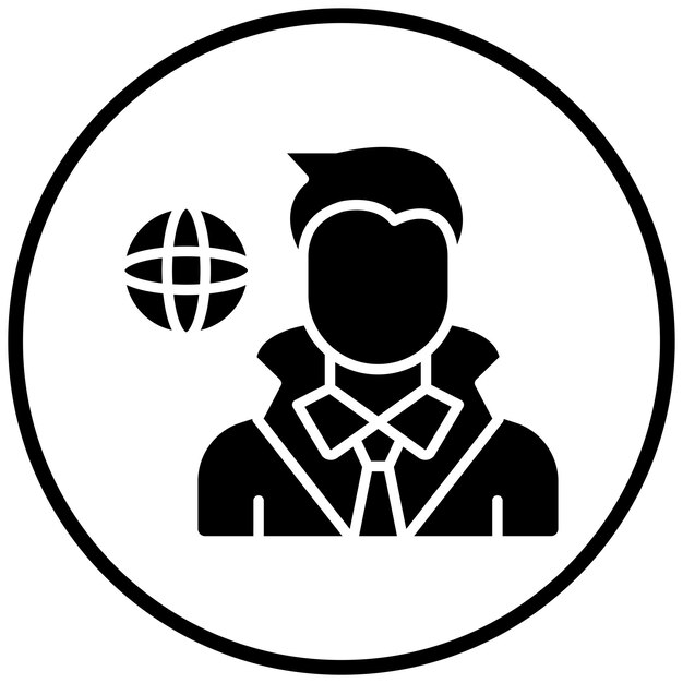 Estilo del icono del diplomático