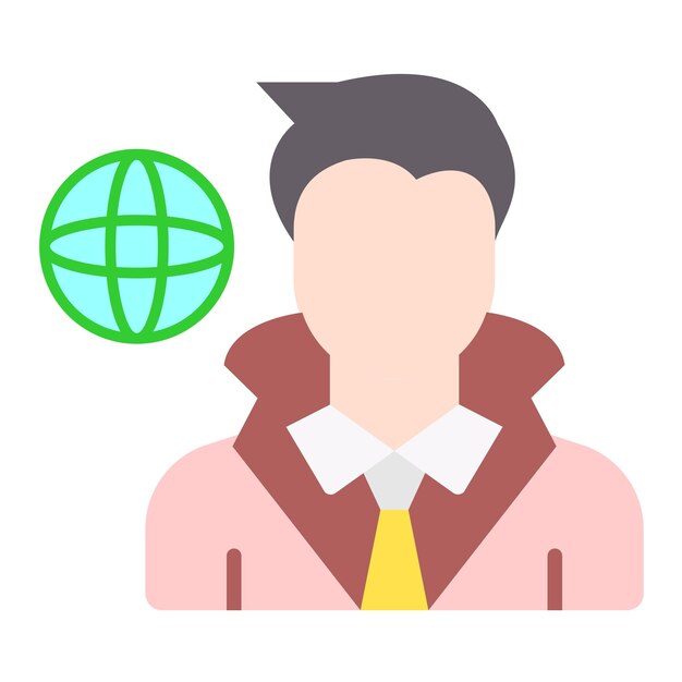 Estilo del icono del diplomático