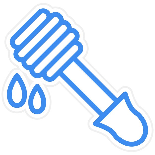 Estilo del icono de la Dipper de miel