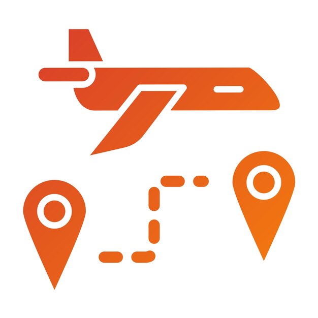 Estilo del icono de las direcciones de vuelo