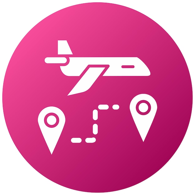 Estilo del icono de las direcciones de vuelo
