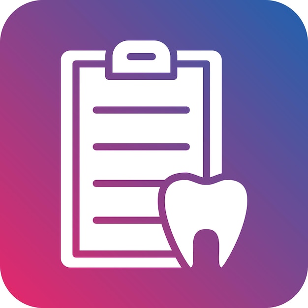 Estilo del icono del disco dental