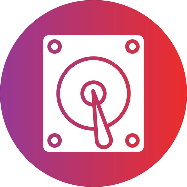 Estilo del icono del disco duro