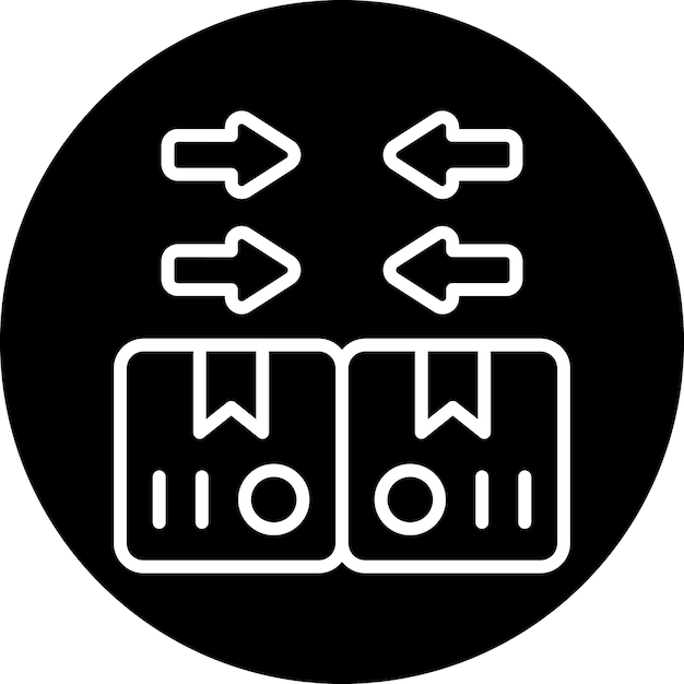 Estilo del icono de discrepancia del diseño vectorial