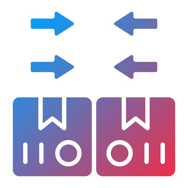 Estilo del icono de discrepancia del diseño vectorial