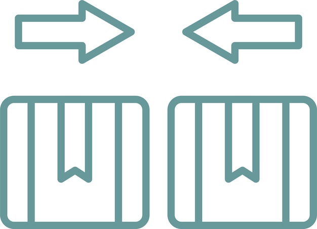 Estilo del icono de discrepancia del diseño vectorial
