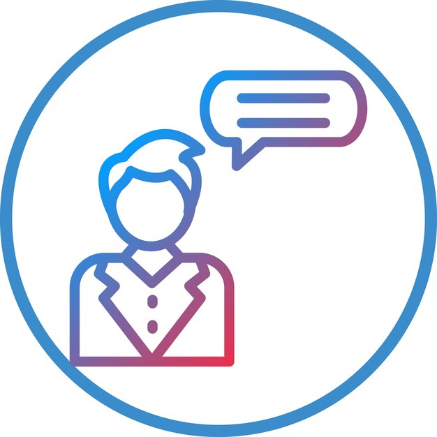 Estilo del icono de disculpa de diseño vectorial