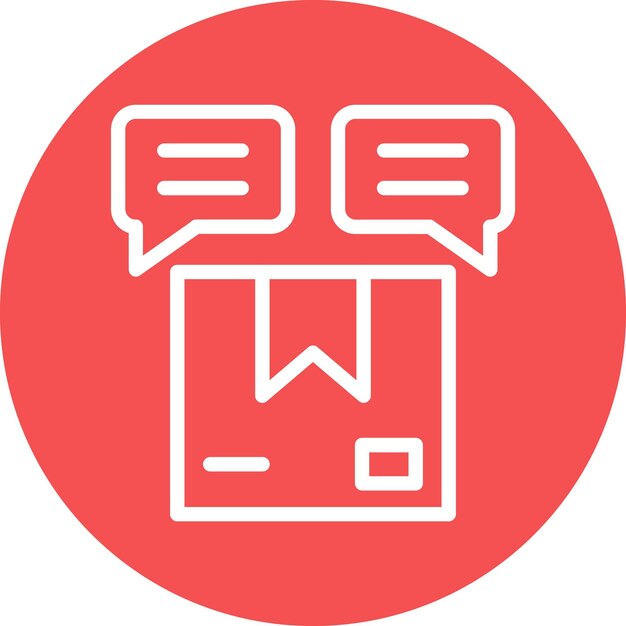 Estilo del icono de discusión de entrega
