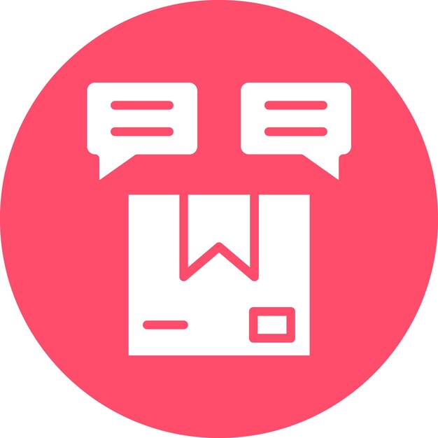 Estilo del icono de discusión de entrega
